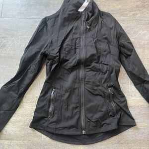 Lululemon Athletica Black Utility Jacket with Stand-Up Collar